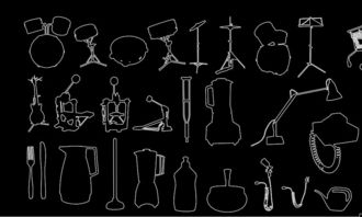 2019新品首發(fā) 生活用品平面設(shè)計圖與工裝施工CAD圖紙資源大全